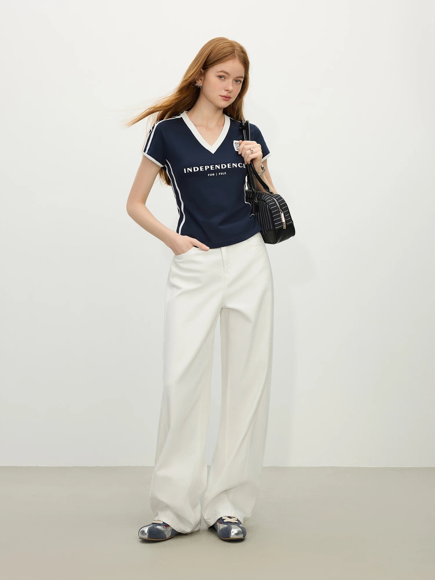 FSLE 2025 Summer Sporty Cropped Jersey Tee Petite Racerback Gym to Street Y2K Aesthetic Breathable Split Hem Reflective Trim