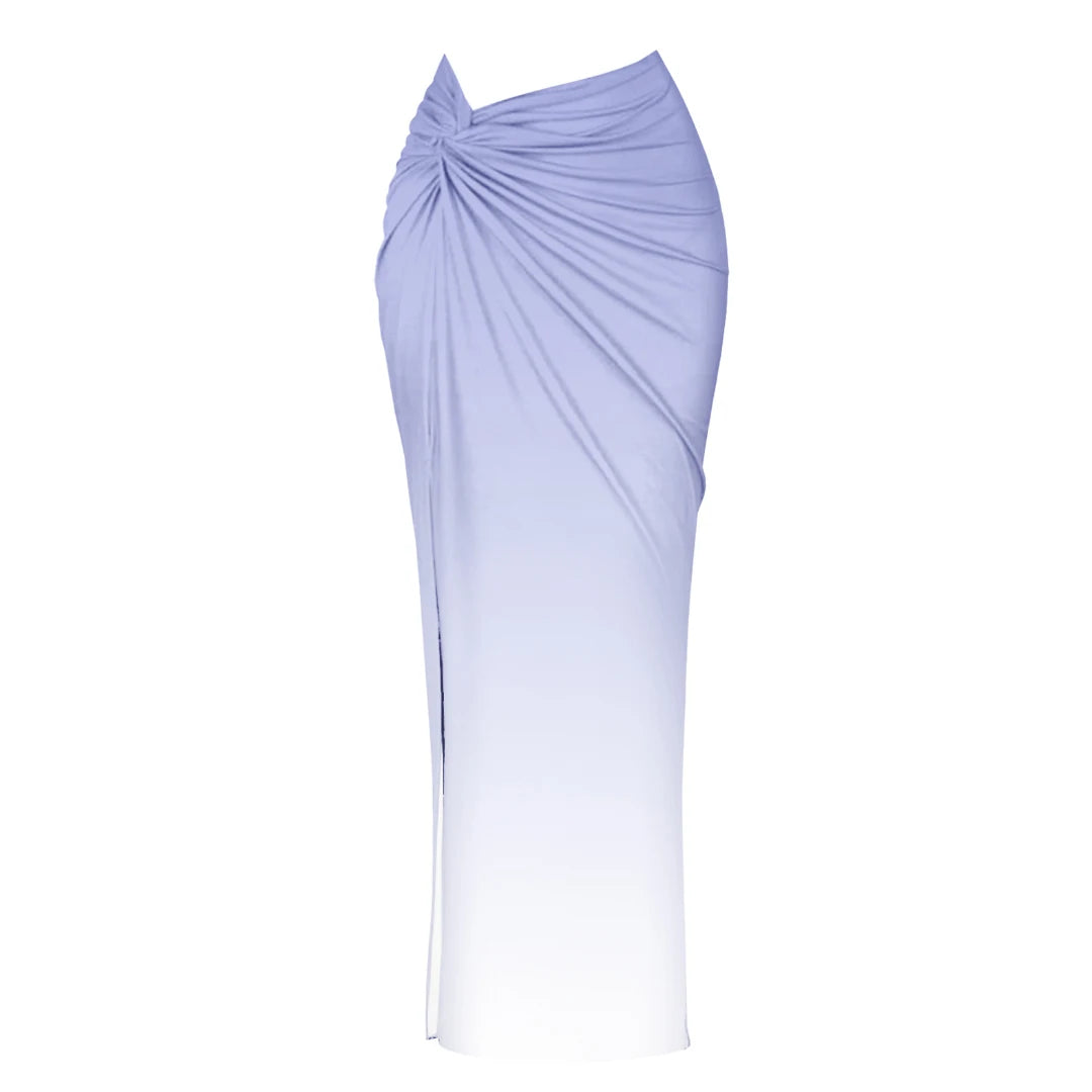 New Swimsuit High-End Design 2Pcs Floral Print Ruffle Slimming Holiday Sexy Hot Spring One Piece Swimsuit for Women