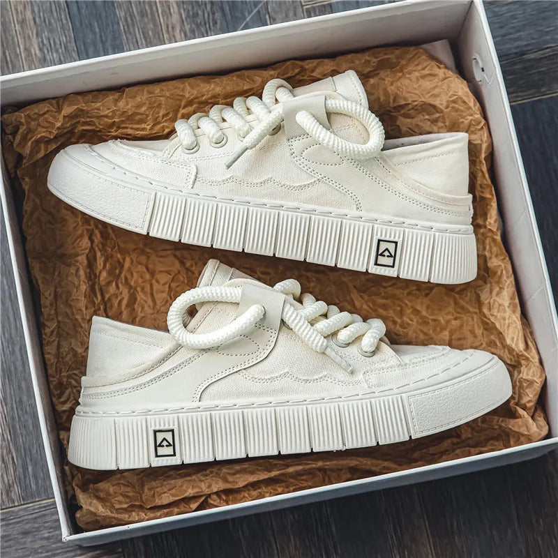 Fashion casual shoes with small white shoes classic board shoes work shoes