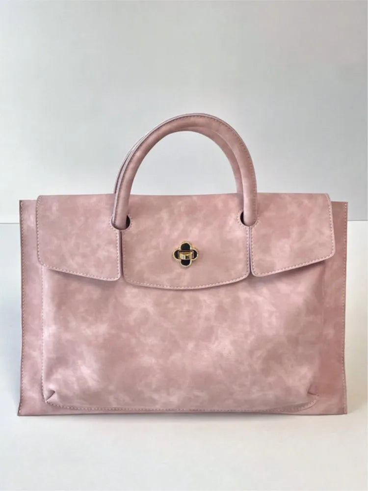 Ins Pink Leather Laptop Sleeve Handbag Case For Macbook Pro Air 13 13.3 14 15 15.6 Inch Waterproof Computer Bag Notebook Cover