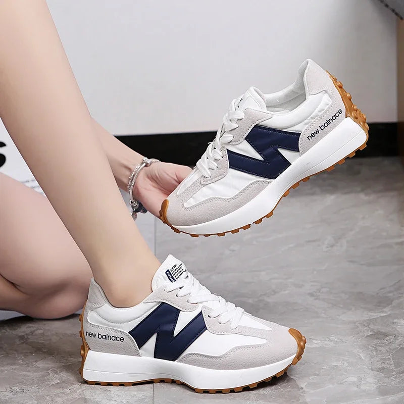 Women Sneakers 2025 New Spring Autumn Brand Luxury Vulcanize Shoes Casual Footwear Zapatillas Mujer Light Flat Breathable Shoes