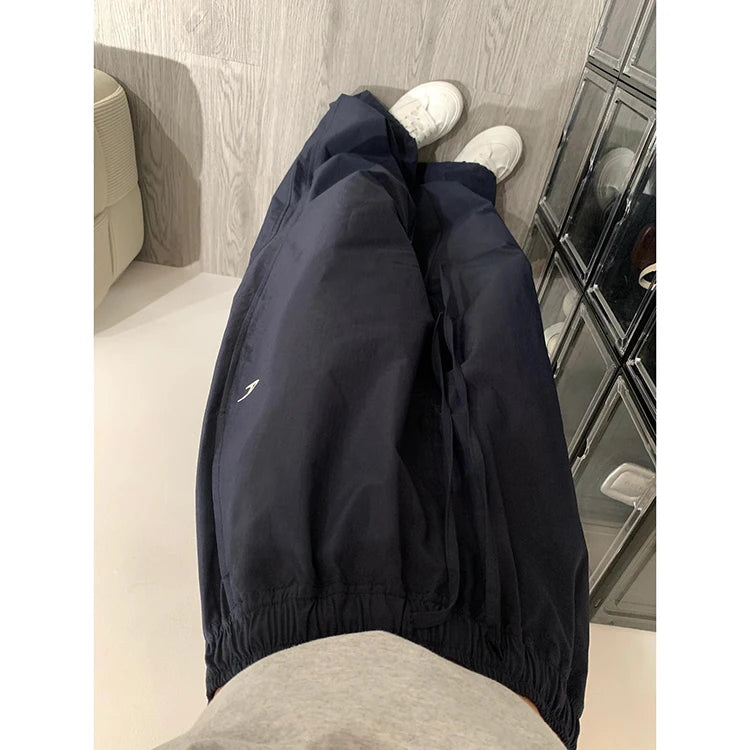 High Waist Wide Leg Pants Women's Retro American High Street Paratrooper Trousers Spring Summer New Loose Drapey Cargo Pants