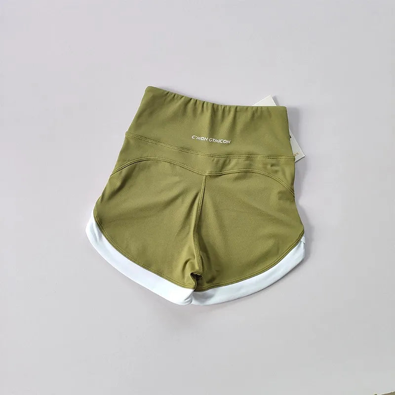 2023 Women's Yoga Shorts High Waist Sport Shorts Fitness Push-Up Tights Booty Gym Shorts Cycling Shorts Running Shorts Female