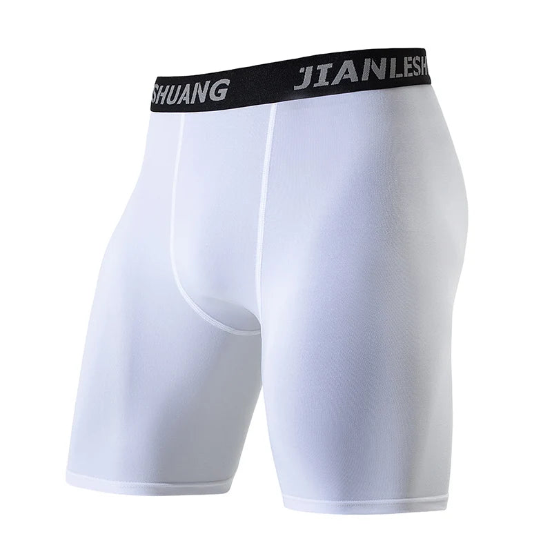 2/5 Pcs Teenagers To Adults Multi-size Men's Sports Underwear Fitness Long Boxer Shorts Running Training Basketball Football Sho