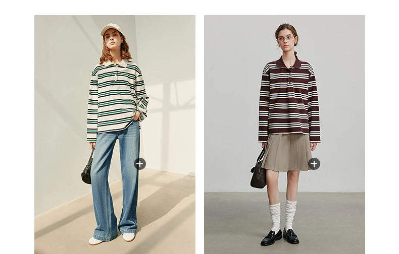 TOYOUTH Women T shirt 2025 Spring New Tops 8511053