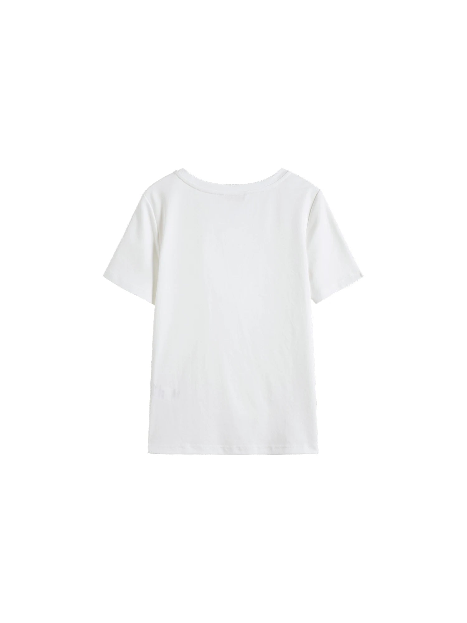 ZIQIAO Asymmetrical Knot Design - Petite Women's Short Sleeve T-Shirt - 2025 New Arrival Summer Slimming Versatile Top 25ZQ92102