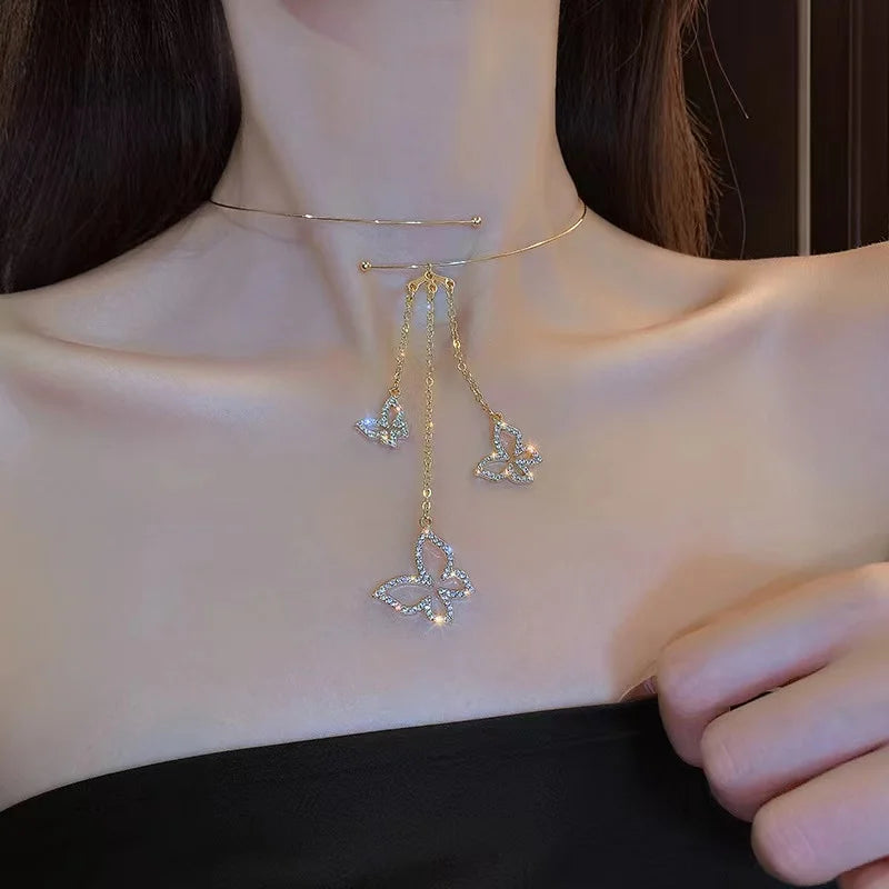 New Fashion Trend Unique Design Delicate Zircon Cross Pendant Necklace for Men and Women Couples Jewelry Party Premium Gifts