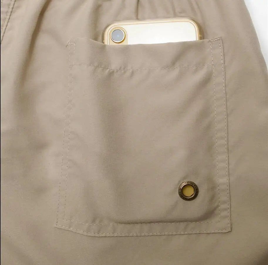 Men's Swim Shorts Swim Trunks Quick Dry Board Shorts Bathing Suit Breathable Drawstring With Pockets for Surfing Beach Summer