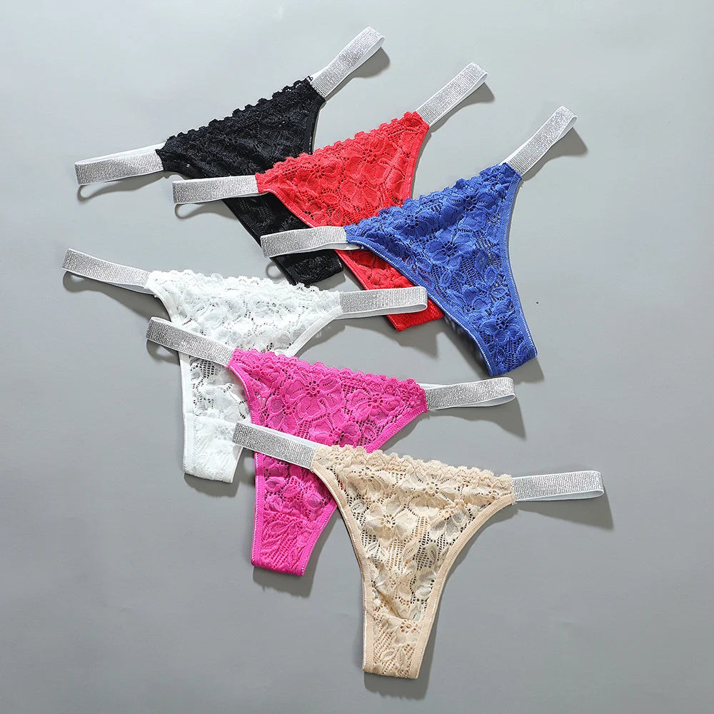 Customized Letter Sexy Lace Thong Panties for Women Custom G-String Name Jewelry Underwear Sexy Lady Bikini Hot Wife Gift