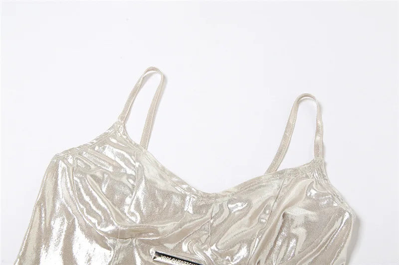 Summer New Fashion Solid Color Lingerie Sexy One-Piece Lace-Up Sleeveless Slim Fit Bodysuit Casual Streetwear Festival Outfit