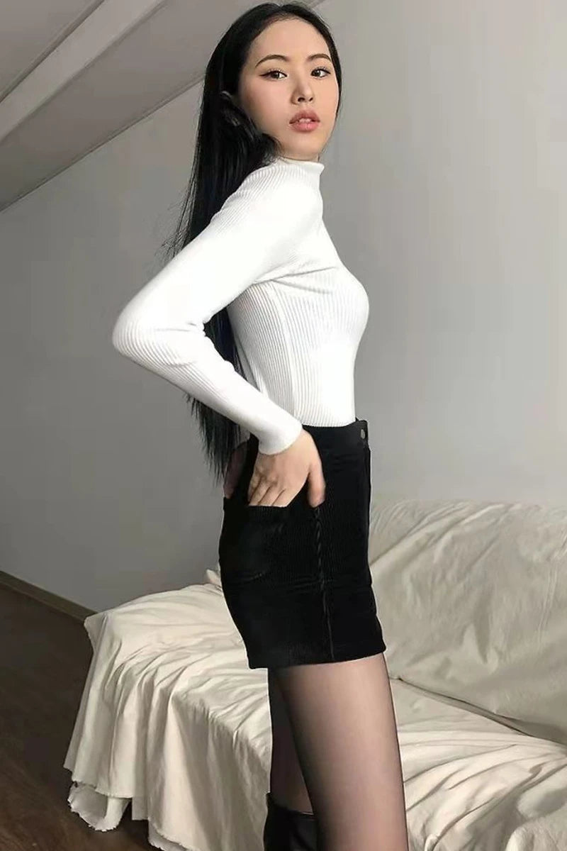 Sexy Black PU Fashion Casual Summer Shorts Women Clothing Faux Leather Goth High Waisted Womens Shorts Y2k Hot Woman Short Pants