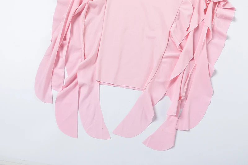 2024 Spring/Summer European and American Fashion Trend Women's New One Shoulder Bra Wrap Hip Slim Fit Irregular Dress