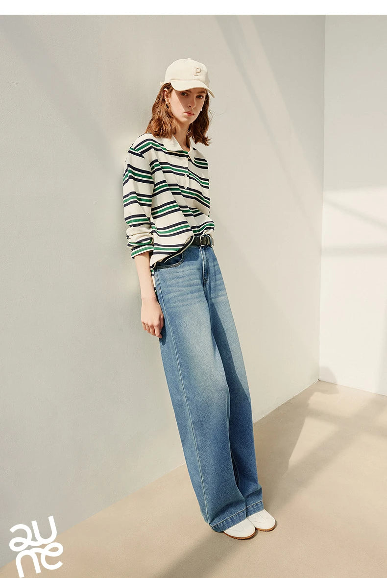 TOYOUTH Women T shirt 2025 Spring New Tops 8511053