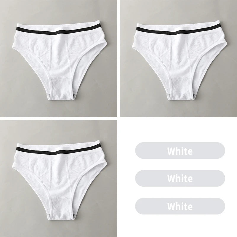 Women's Solid Color Seamless Lingerie, High Waist Sexy Comfortable Underwear, Summer Breathable Lightweight Women's Trousers