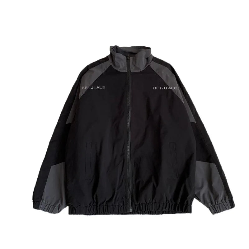 Hip Hop Varsity Jacket Women Y2K Streetwear Patchwork Letter Windbreaker Coats Korean Fashion Spring Summer Thin College Jackets