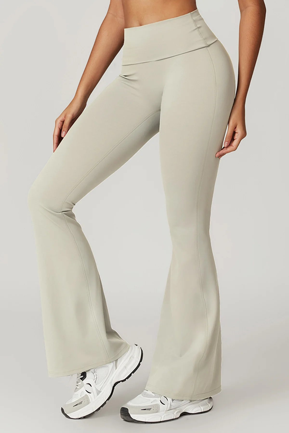Yoga Pants Women Bell Bottoms High Waist Sport Flare Pants Gym Fitness Leggings Women Female Legging Tummy Control Running Tight