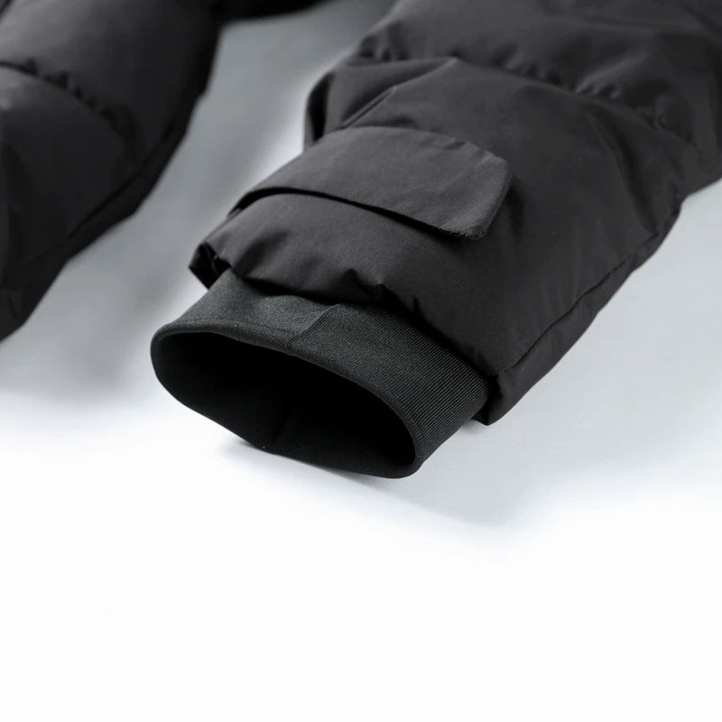 Fashion Hooded Padded Coats With Belt Women Slim Stand Collar Full Sleeve Pocket Coat Winter Lady Thicken Warm Skiing Jacket