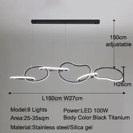 Modern lamp LED lights for room pendant light indoor lighting bedroom dining room table lamp light fixture lamp for living room