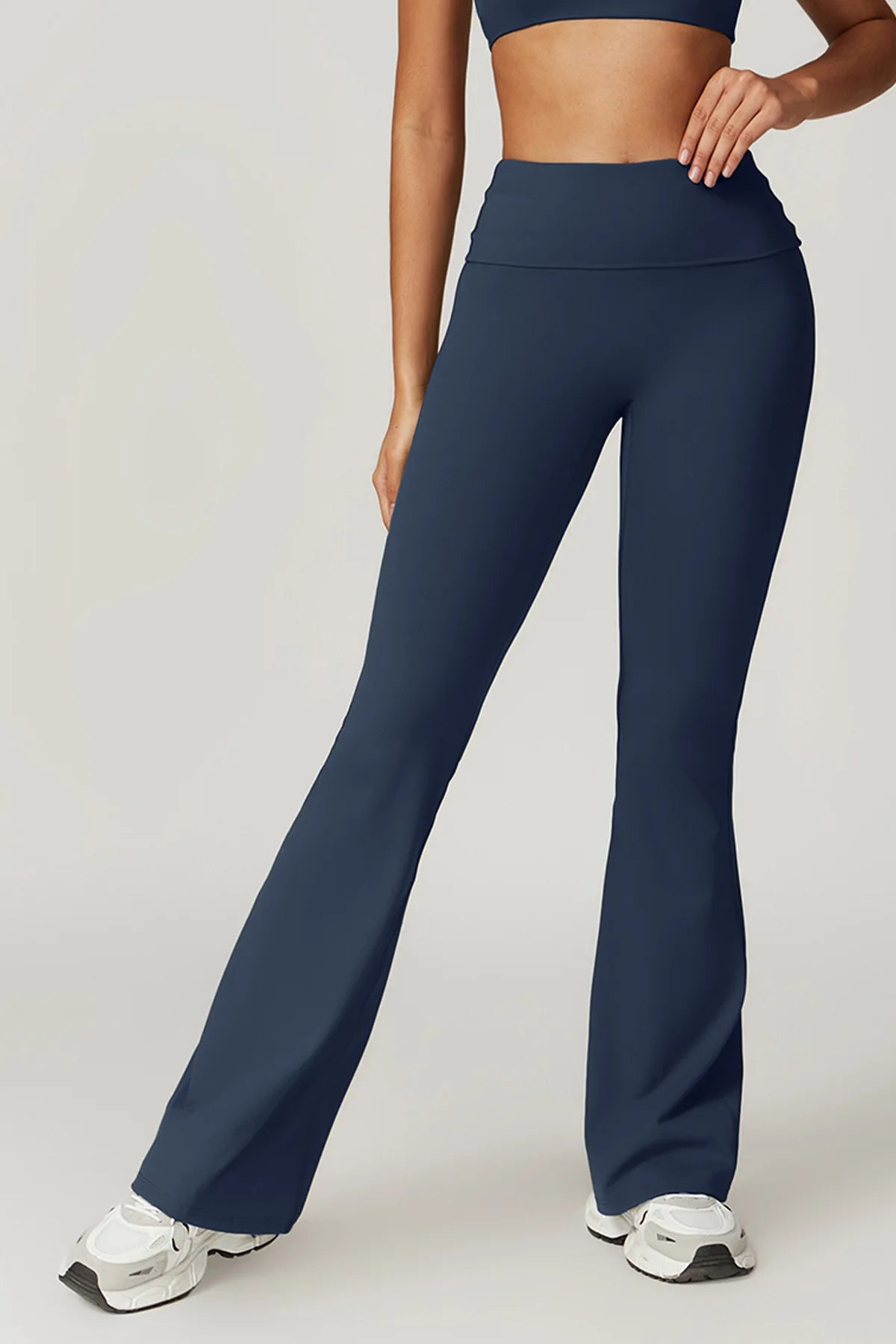 Yoga Pants Women Bell Bottoms High Waist Sport Flare Pants Gym Fitness Leggings Women Female Legging Tummy Control Running Tight