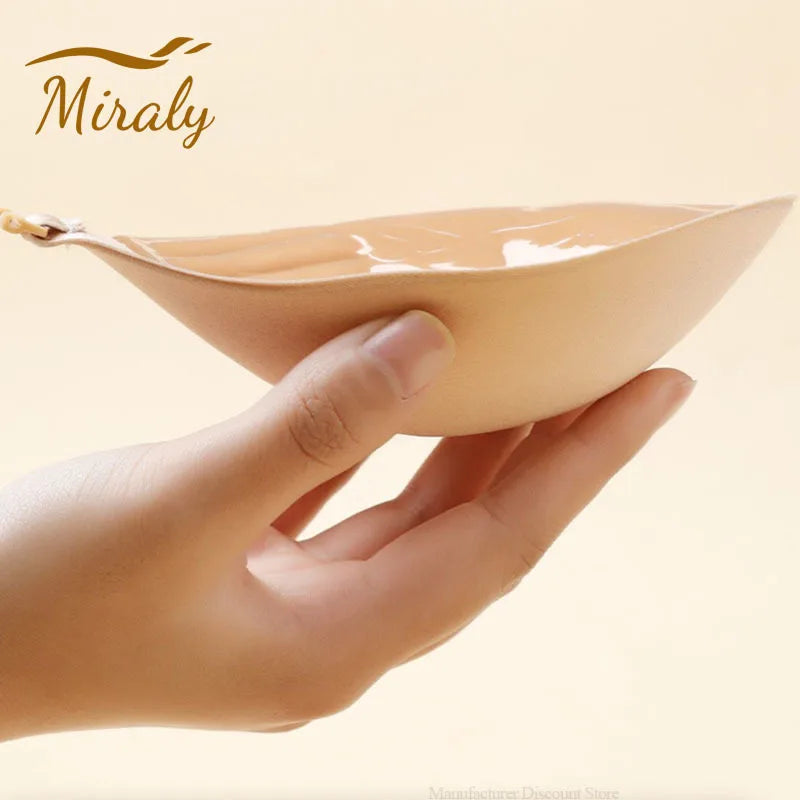 Invisible Strapless Adhesive Stick Bra For Women Push Up Summer Chest Stickers Lift Up Nude Cover Bra Silicone Pad Sexy Breast
