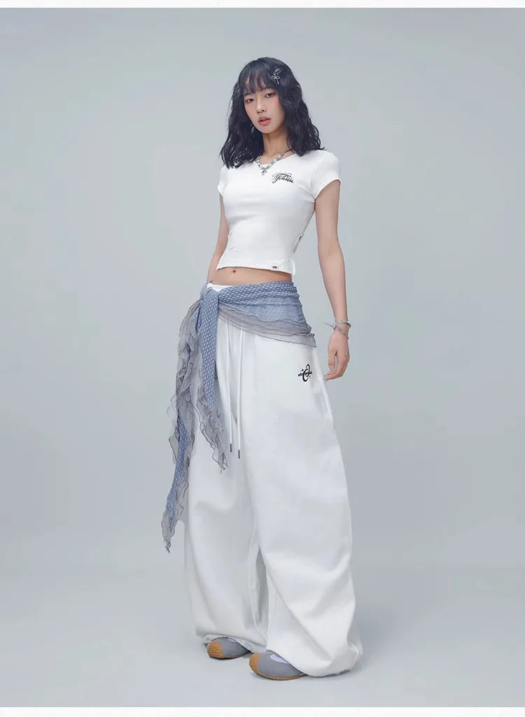 CBXLAB Street Dance Women'sPurple 'King Long Pants' hip-hop streetwear sporty jazz soft and skin-friendly casual pants