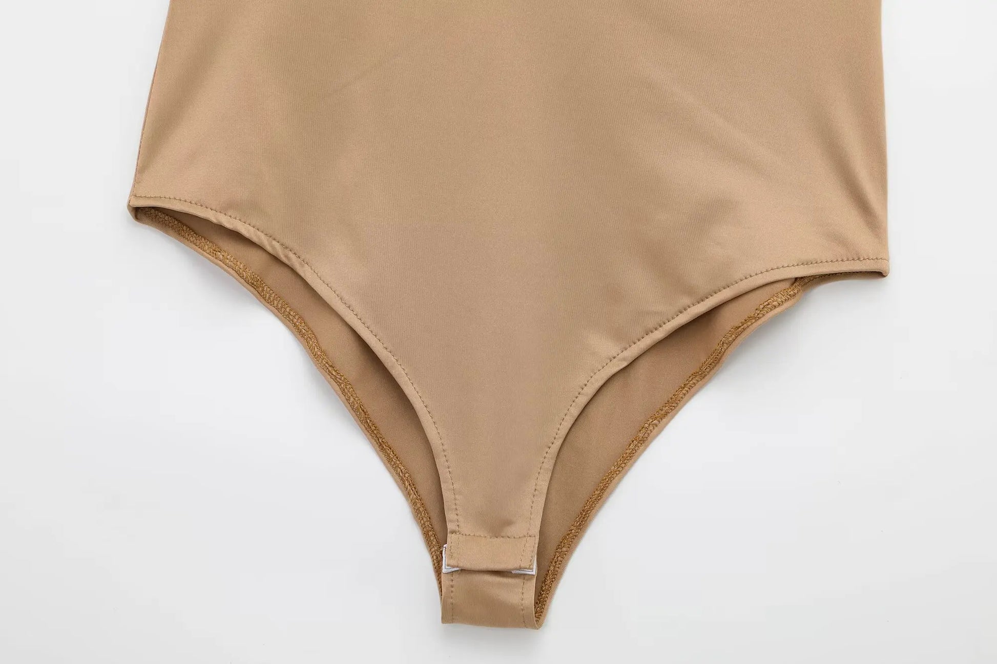 Zevity 2025 Women Sexy Spaghetti Strap Inner Style Beach Wear Bodysuits Ladies Soft Slim Swimsuit Playsuits Mujer Rompers LS9043