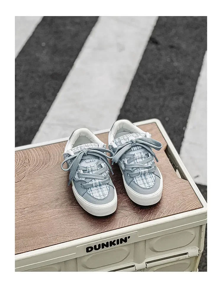 2025 trend men's casual shoes small white shoes board shoes Daddy shoes size