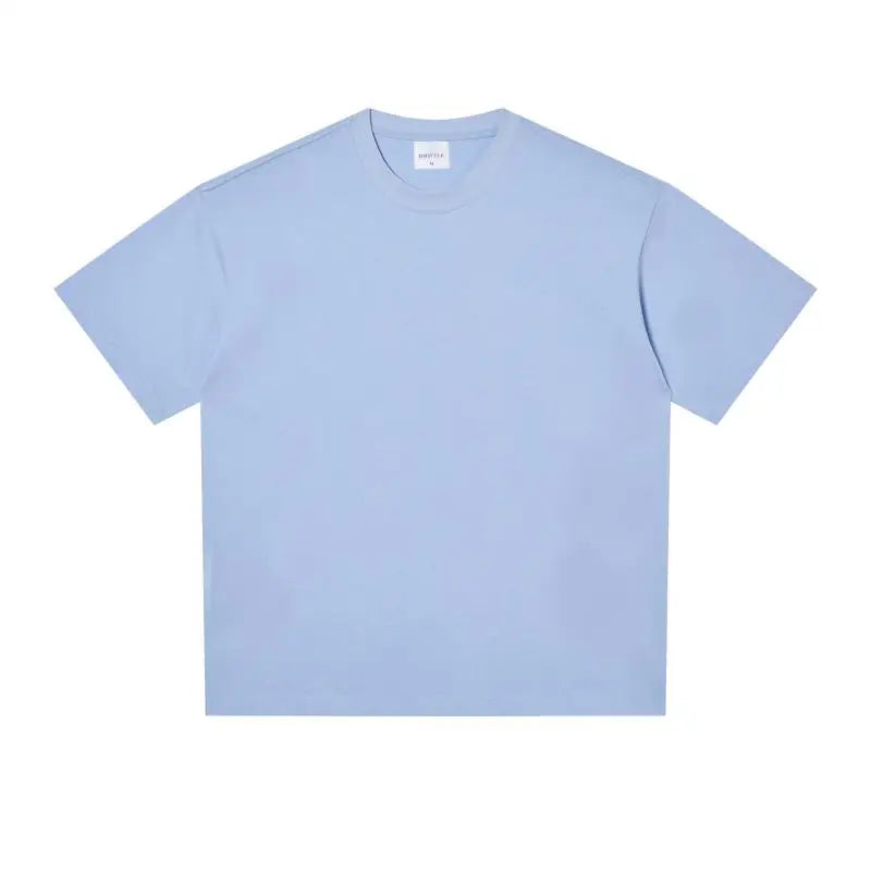 Oversized T Shirt for Men Women 280gsm Heavy Cotton Shirts Summer O-neck Oversize Tees Solid Casual Streetwear Fashion Clothing