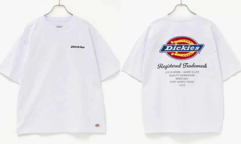 Dickies Print Trendy Printed Brand Pure Cotton T-shirt Short Sleeve Unisex New Round Neck Versatile Loose T-shirt