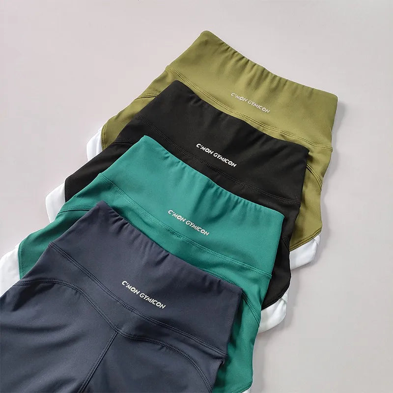 2023 Women's Yoga Shorts High Waist Sport Shorts Fitness Push-Up Tights Booty Gym Shorts Cycling Shorts Running Shorts Female