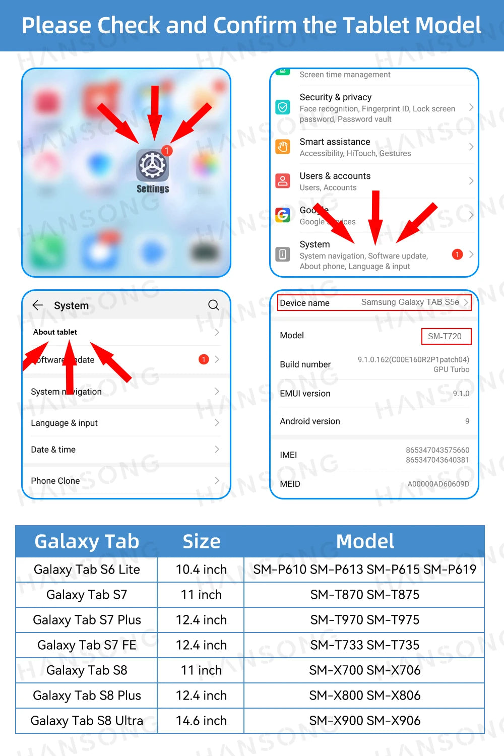 For Samsung Galaxy Tab Case For Tab S8 Ultra 14.6 S8 Plus S7 Plus S7 FE 12.4 S7 S8 11 S6 Lite 10.4 With Pen Slot Tablet Cover