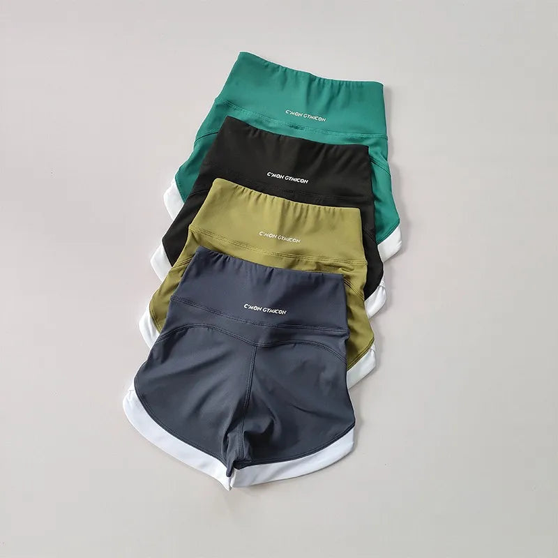 2023 Women's Yoga Shorts High Waist Sport Shorts Fitness Push-Up Tights Booty Gym Shorts Cycling Shorts Running Shorts Female