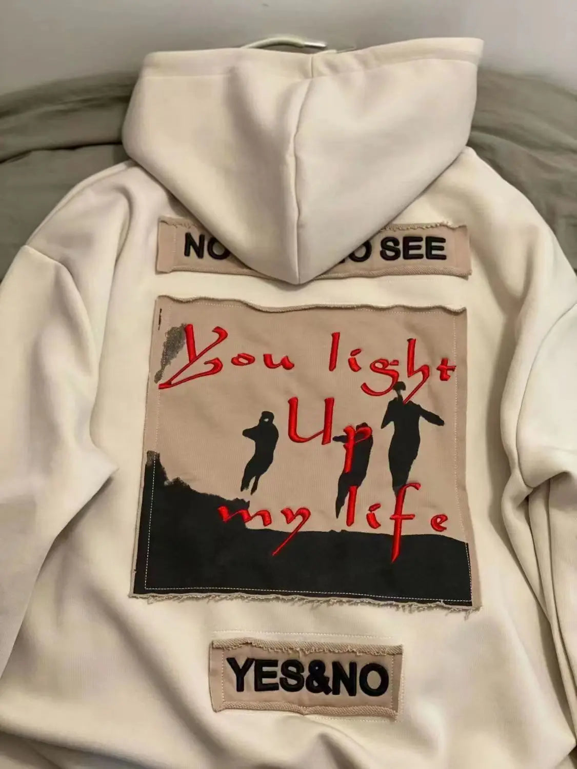 Patch Embroidery Hoodies Women Street Fashion Vintage Sweatshirt Hoodie Woman Casual Loose Harajuku Women Clothes Tops