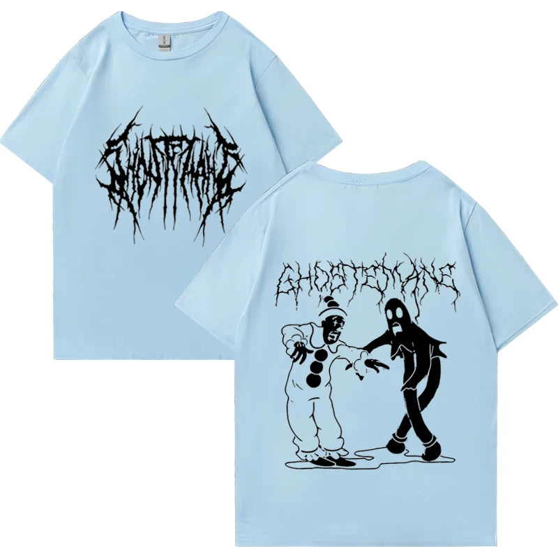Hot sale Ghostemane Graphics T shirt 2024 Men Women Street Hip Hop Tops Retro Casual Tee Oversized Cotton short sleeve T-Shirts