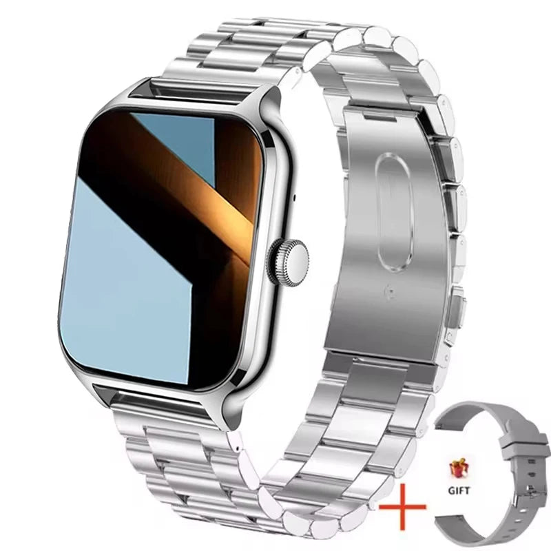 2025 Smart Watch Android IOS Phone 2.01 Inch Color Screen Bluetooth Answer Call Fitness Watches Tracker Smartwatch Women Men