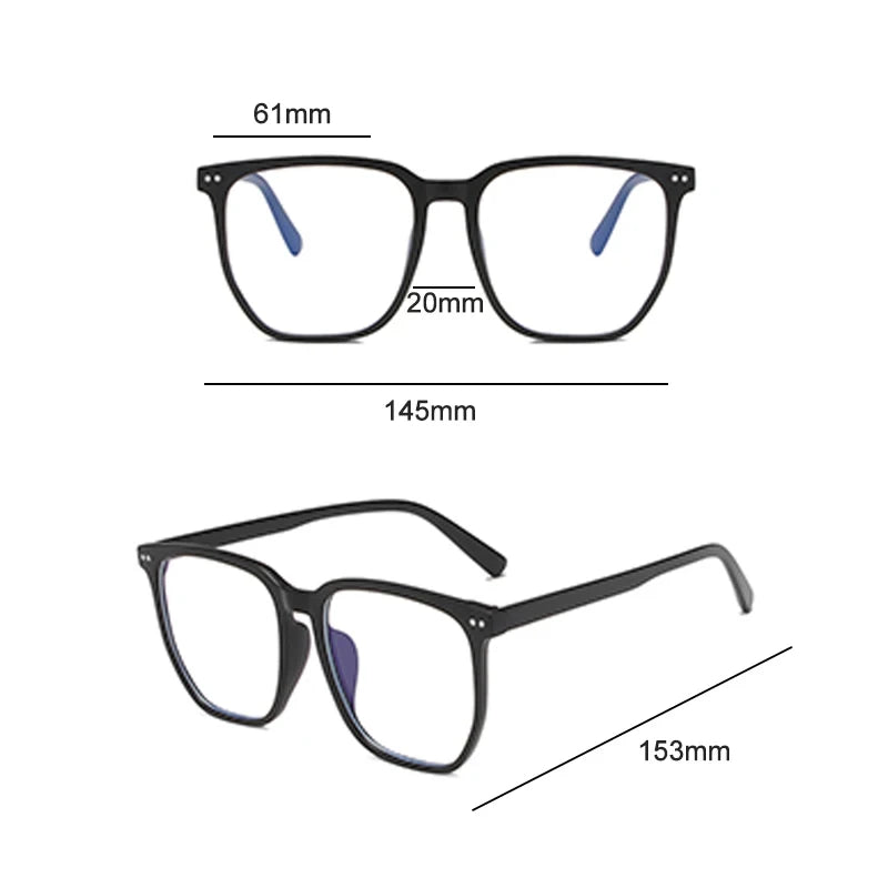 Round Eyewear Transparent Computer Glasses Frame Women Men Anti Blue Light Blocking Glasses Optical Spectacle Eyeglass