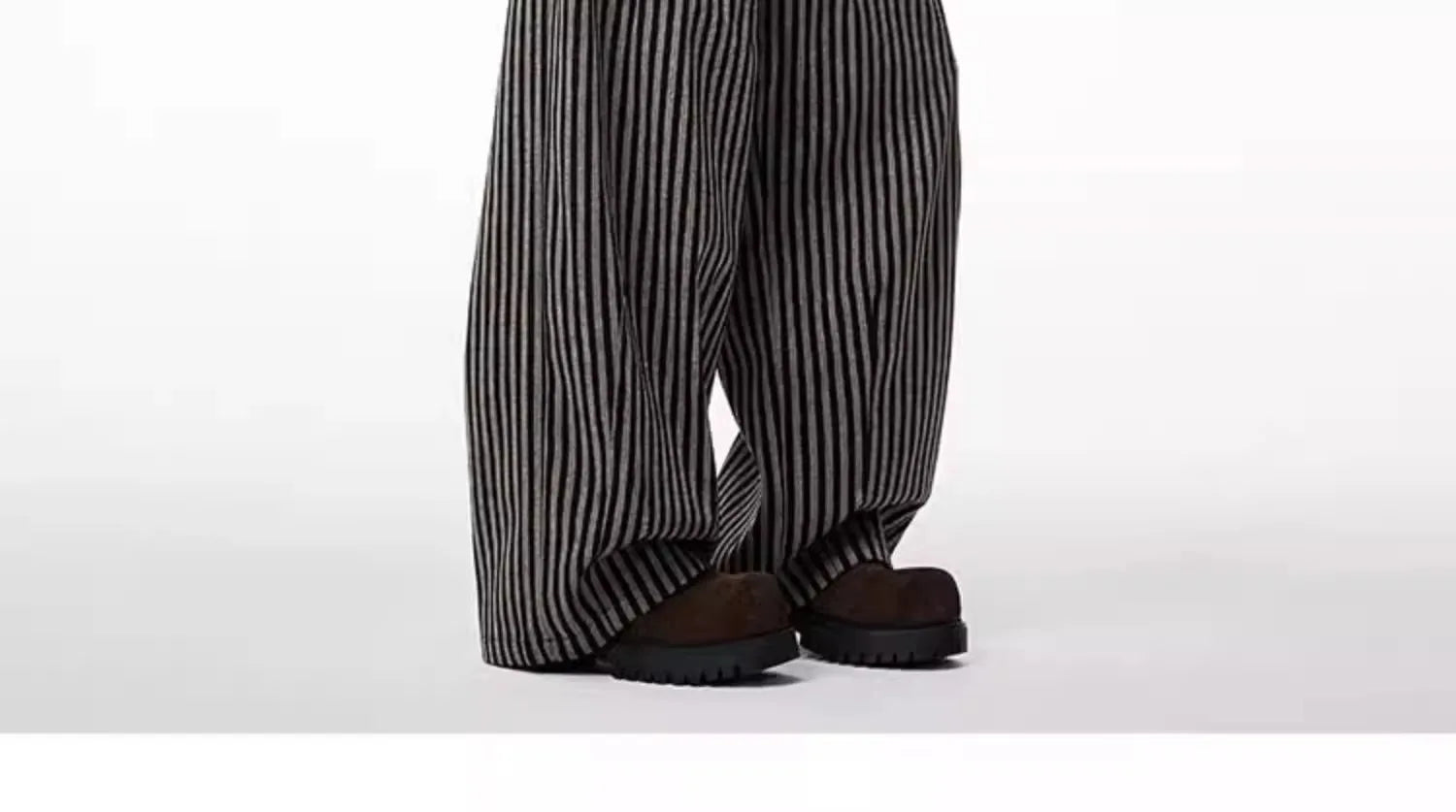 Women's Black Gothic Striped Long Pants Baggy Sweatpants Harajuku Y2k Emo Vintage Oversize Trousers Japanese 2000s Style Clothes