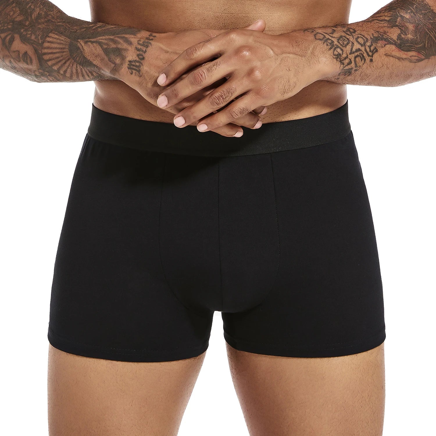 6pcs pack Black Boxer Shorts Men Underwear Soft Breathable Male Underpants for Men Homme Boxershorts Slips 2024 Panties