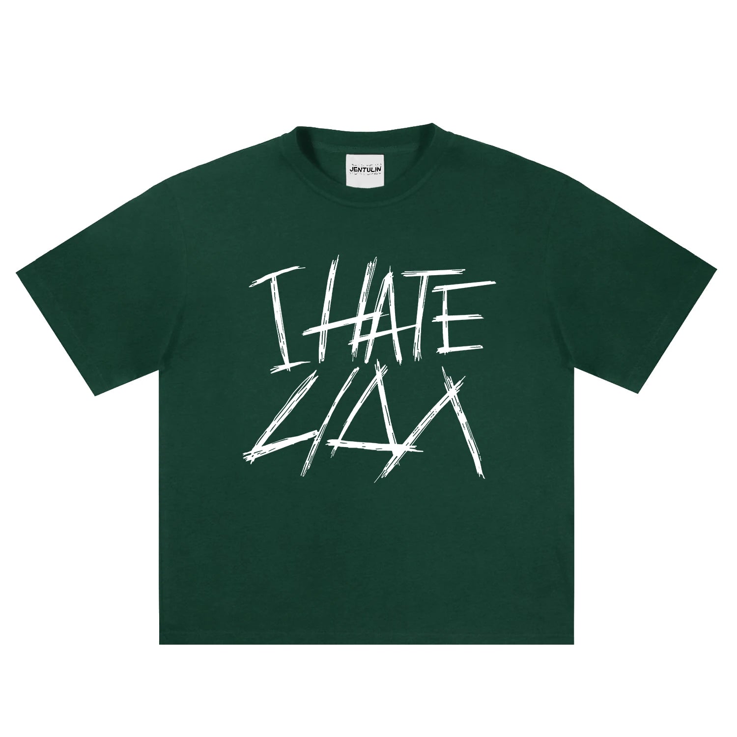 Hip Hop Streetwear Oversized Men Clothing Short Sleeve I Hate Lida Graphic Print Y2k Tops Tee Harajuku Goth Korean Tshirt Cotton
