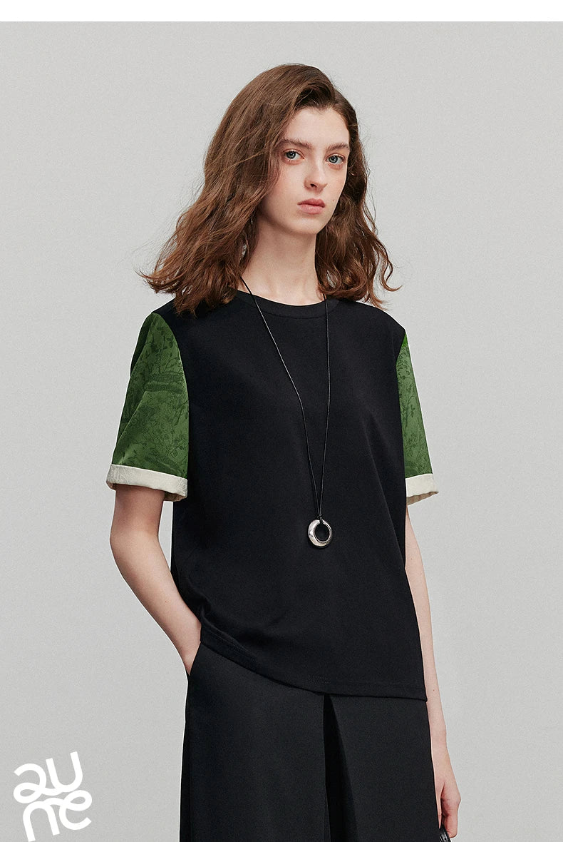 TOYOUTH Women Short Sleeve T shirt 2025 Summer New Casual Tops 8521048