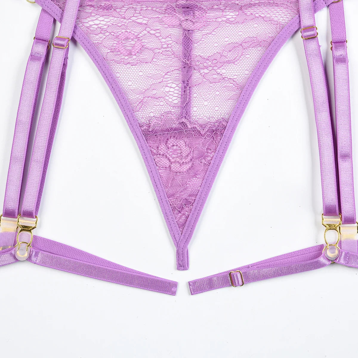 Diccvicc Beautiful Lingerie Eyelash Elegant Transparent Lace Bra Panty Set Floral Embroidery Women Sexy Underwear Exotic Outfit
