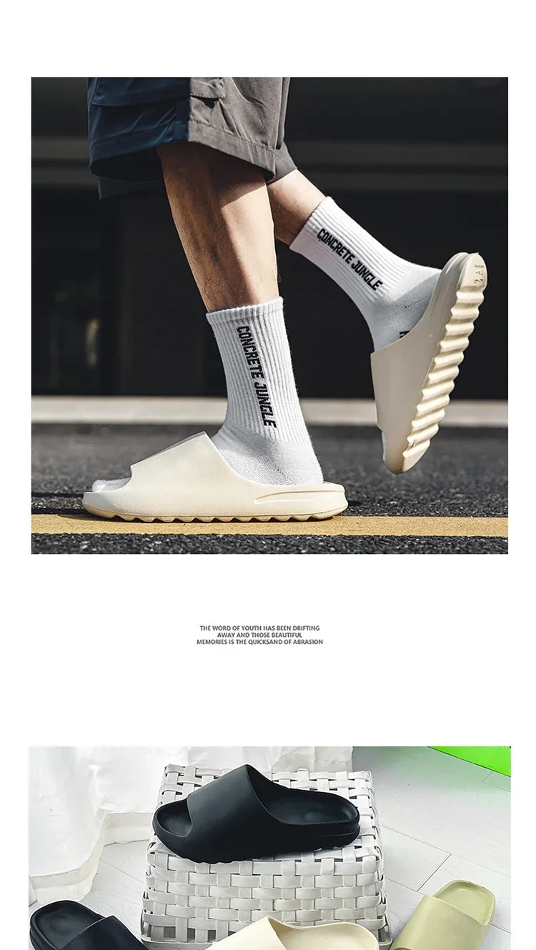 Hot sales Women Men Slippers Fashion EVA Slides 2025 Summers Outdoor Beach Sandals Women Casual Shoes