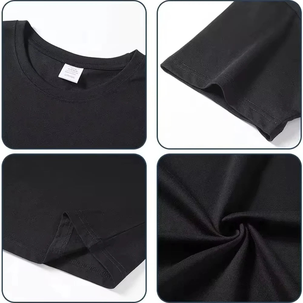 Summer Grunge Goth Y2K Cotton T-shirt Harajuku Graphic Print Retro Tee Streetwear Hip Hop Short Sleeve Tshirt Punk Oversized Top