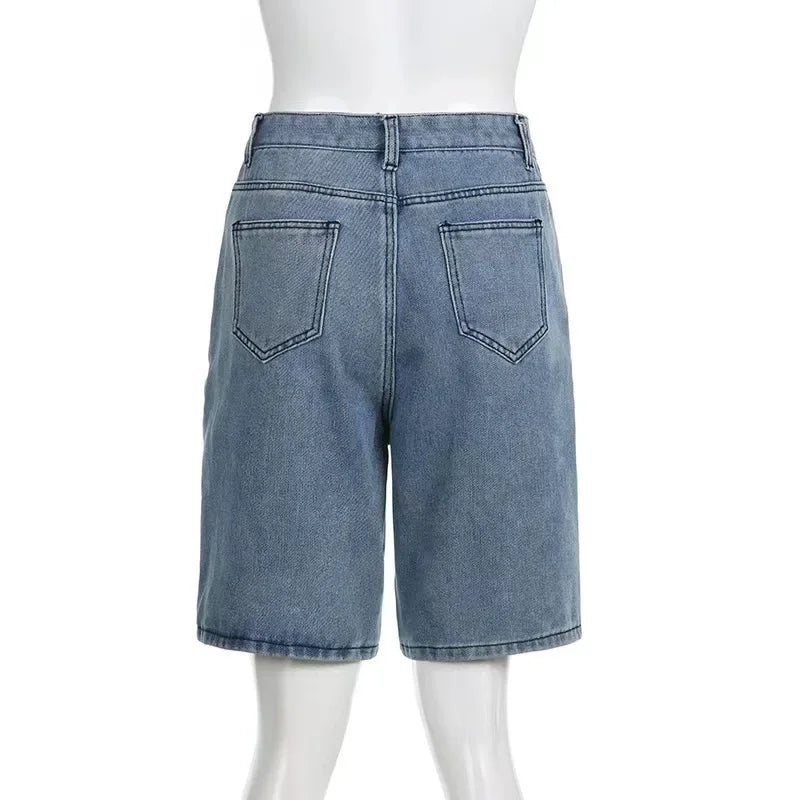 Aelfric Eden Star Patchwork Denim Shorts 2025 Men Summer Hip Hop Streetwear Shorts Y2K Harajuku Casual Track Shorts Sweatpants