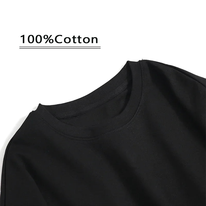 Cotton T-shirts Are Hot in Summer Loose and Comfortable Fashion Trend Men's 2025 New Tops Luxury Printing for Men and Women