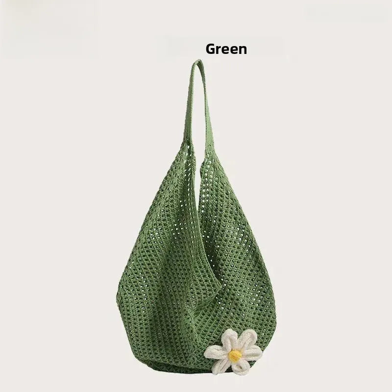 Zar Fendan 2025 Summer New Lazy Weaving Large Capaci Beach Bag Women's Tote Bag Versatile ular Artistic Sle Canvas Bag