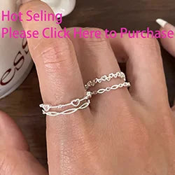 VENTFILLE 925 Sterling Silver Irregular Ring for Women Geometry Versatile Minimalism  Accessories Jewelry Gift Dropshipping
