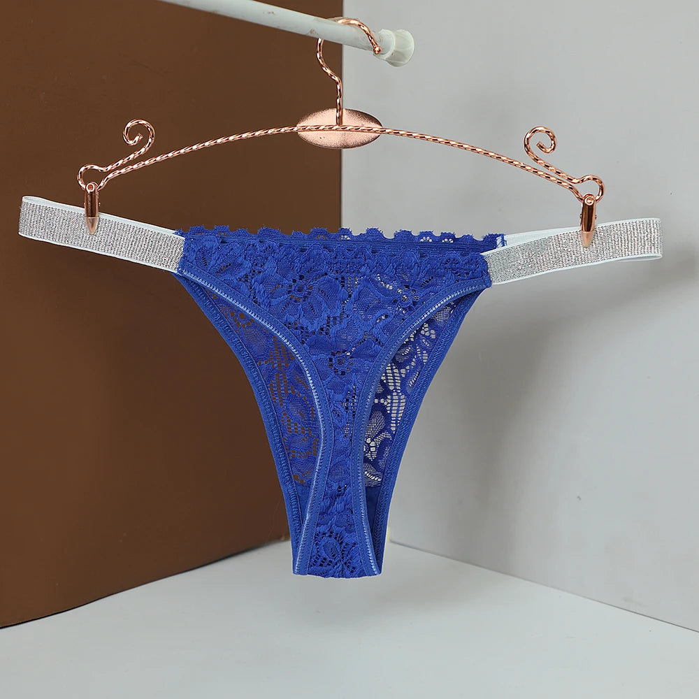 Sexy Female Llingerie  Floral Hollow out Lace Panty for Women Low-Waist Sexy Briefs Intimate Female Underpants Perspective Desig