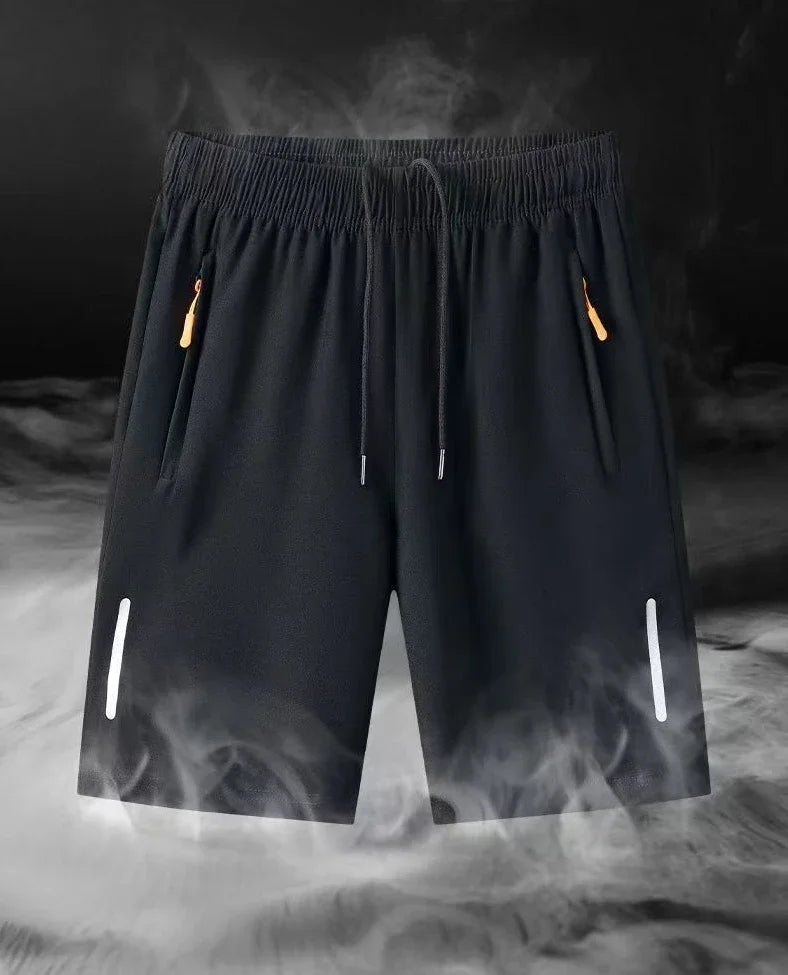 Summer Men Shorts Ice Silk Running Gym Sport Shorts Quick Dry Breathable Beach Short Pant Fitness Jogging Cool Casual Sportswear