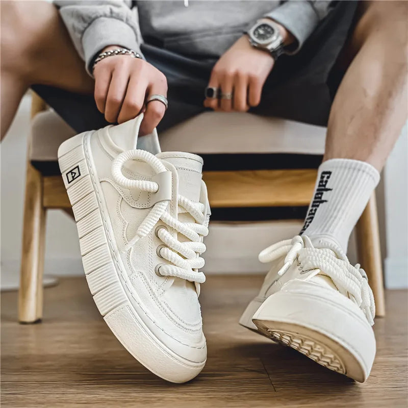 Fashion casual shoes with small white shoes classic board shoes work shoes